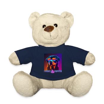 Hunde Spruch Rottweiler Design für Hundeliebhaber - Teddy - French Navy - Vorne