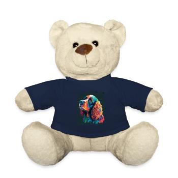 Dog saying Cocker Spaniel pour les amoureux des chiens - Nounours - bleu marine - Devant