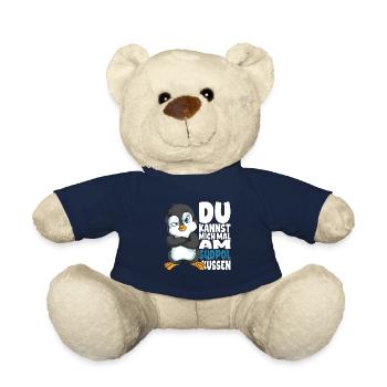 Kannst mich mal am Südpol küssen Pinguine - Teddy - French Navy - Vorne