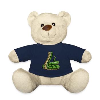 Serpent Reptilien, Pangolin, Corps de Serpent - Nounours - bleu marine - Devant