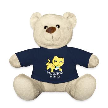 Facilement distrait par les éleveurs de lézards geckos - Nounours - bleu marine - Devant