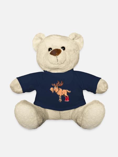 Orignal Vache Orignal Taureau Rennes avec Chaussettes Socquettes - Nounours - bleu marine