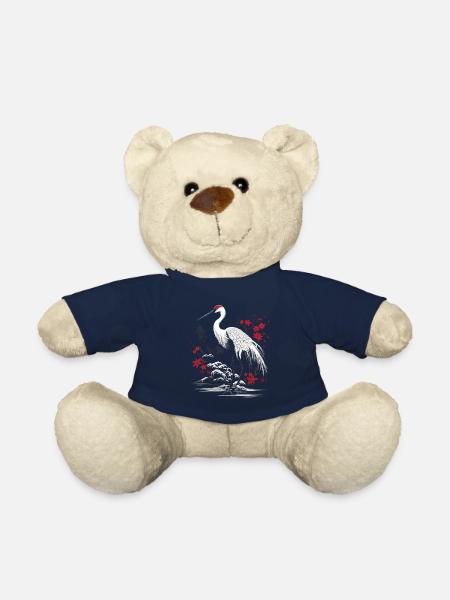 Oiseau Japonais, Nature, Japon, Culture, Faune - Nounours - bleu marine