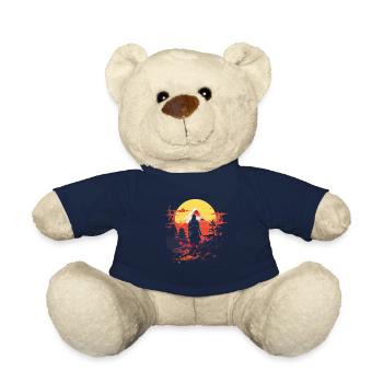 Japanisch Traditionell Berg fuji Japan Geisha - Teddy - French Navy - Vorne