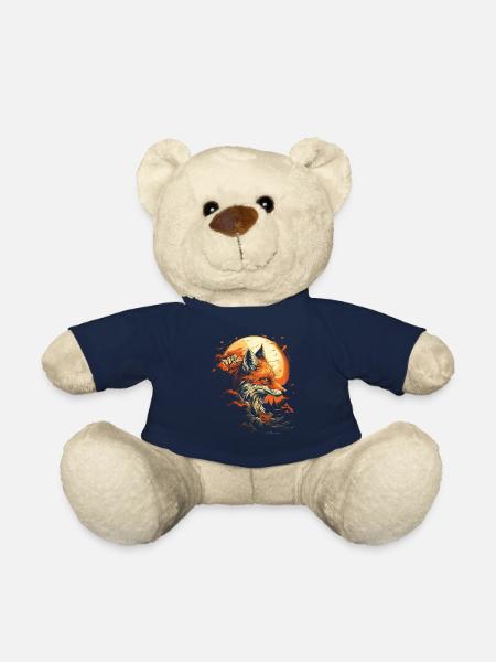 Fantay Fox Renard magique - Nounours - bleu marine
