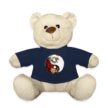 Yin Yang Blume - Teddy - French Navy - Vorne