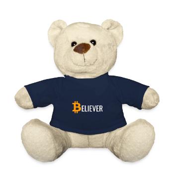 Bitcoin Croyant BTC - Nounours - bleu marine - Devant