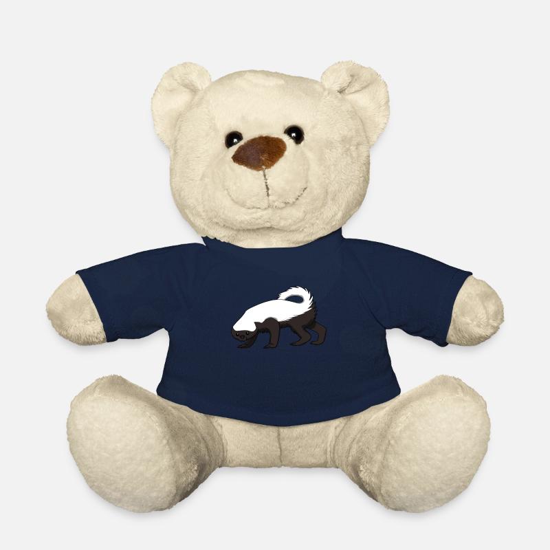Honigdachs Honey Badger Marder Gefährlich Mutig - Teddy - French Navy