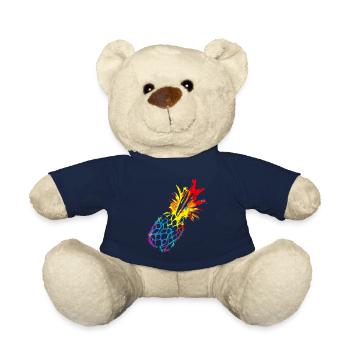 Buntes Ananas - Teddy - French Navy - Vorne