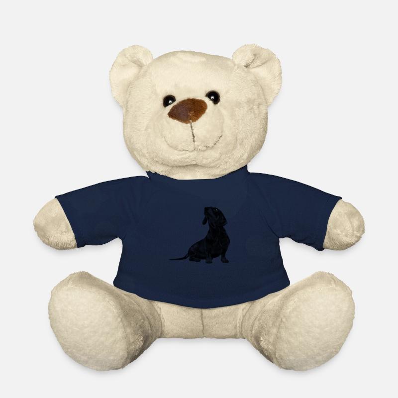 Sitzender Dackel - Teddy - French Navy