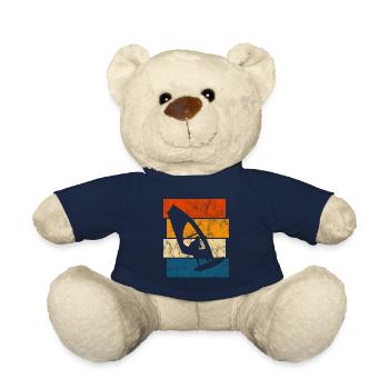 Windsurfen Retro Surfen Windsurfer Windsurfing - Teddy - French Navy - Vorne