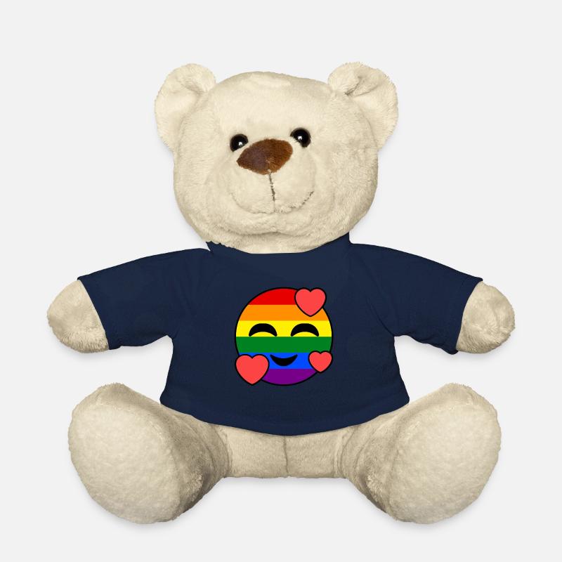 LGBT LGBTQ EMOJI - Nounours - bleu marine