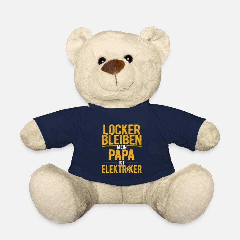Elektriker Strom Elektrik - Teddy - French Navy