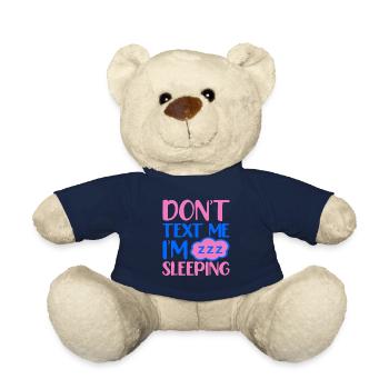 keine nachricht ich schlafe - Teddy - French Navy - Vorne