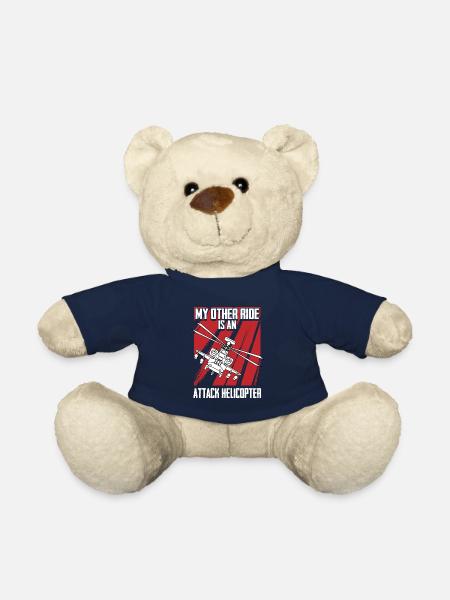Helicopter Helicopter Pilot Heli - Teddy Bear - french navy