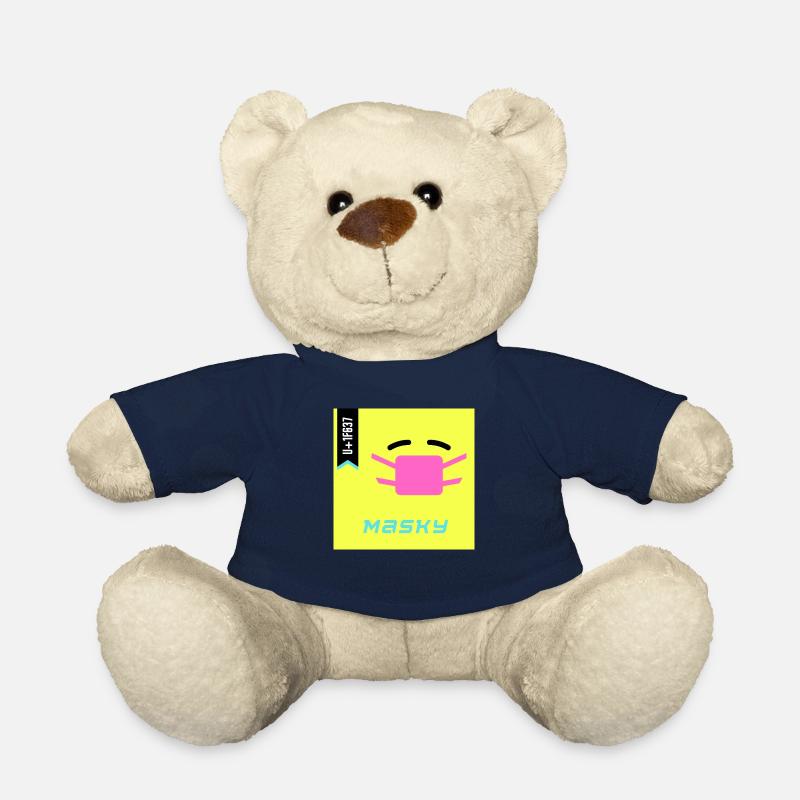 Emoji Day 2022 - Emoji Masky - Design B - Teddy - French Navy