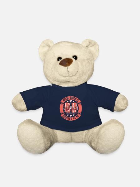Bacon Bacon Breakfast - Teddy Bear - french navy