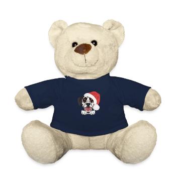 Dalmatian Merry Christmas - Teddy Bear - french navy - Front