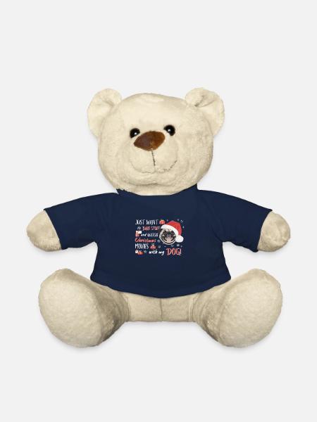 Mops Frohe Weihnachten - Teddy - French Navy