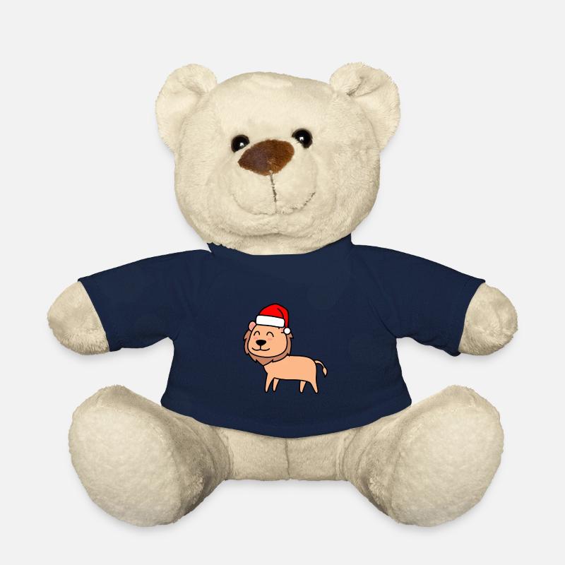 Löwe Comic Weihnachten Xmas - Teddy - French Navy