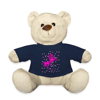 Ein Herz für Pferde Reiter Reiterin Pferdeliebe - Teddy - French Navy - Vorne