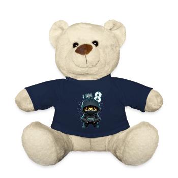 Children birthday 8 years - video games and gamers - Teddy - French Navy - Vorne