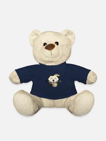 Golden Dog Golden Retriever - Teddy Bear - french navy