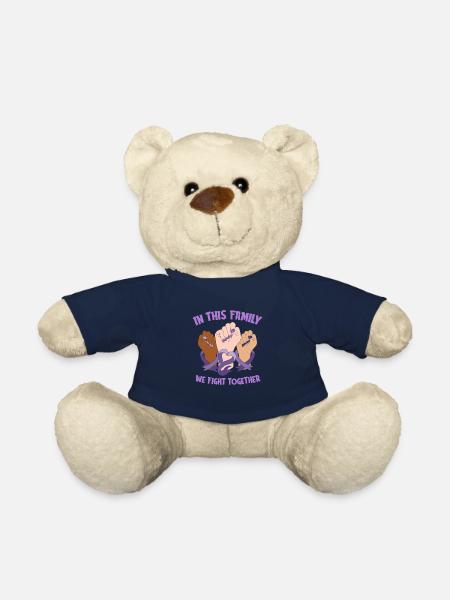 Famille des rhumatismes de la fibromyalgie - Nounours - bleu marine