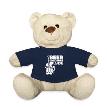 Hobby Gardener Garden Mode On Garden Beer - Teddy Bear - french navy - Front