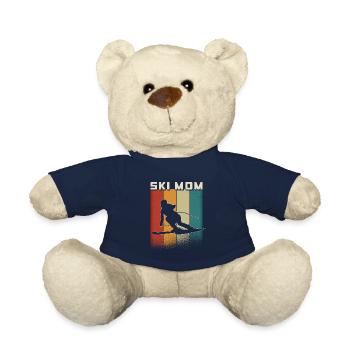 Retro Ski Mom Ski Mama - Teddy - French Navy - Vorne