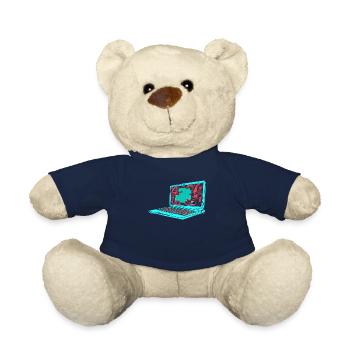 Developer, Coder, Programmer - Teddy Bear - french navy - Front