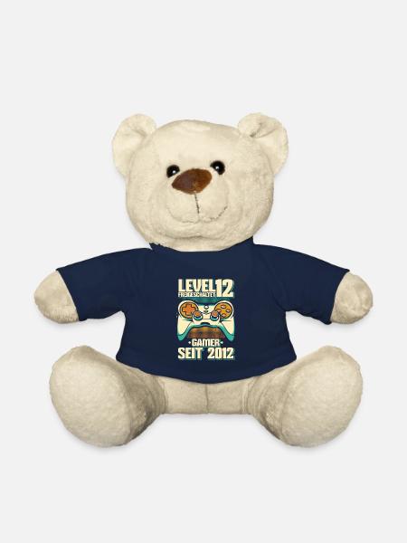 Gaming 12. Geburtstag 12 Jahre Gamer - Teddy - French Navy