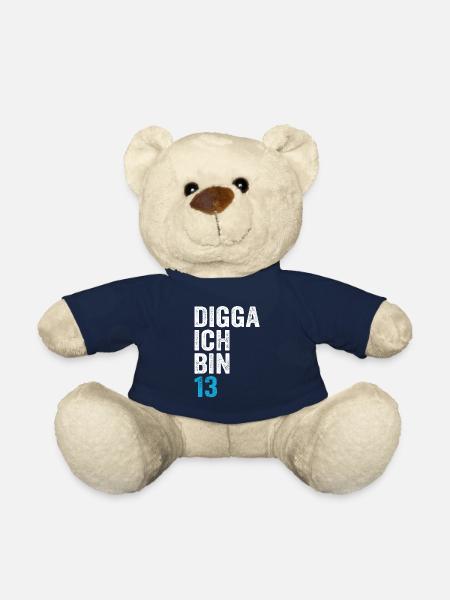 Digga ich bin 13. Geburtstag Junge 13. Geburtstag - Teddy - French Navy