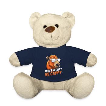 Capybara Wasserschwein Dont Worry Be Cappy - Teddy - French Navy - Vorne