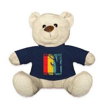 Lustiger Baumpfleger Wortspiel Baumklettern Humor - Teddy - French Navy - Vorne