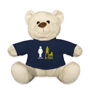 D’une femme pitbull élégante et artistique - Nounours - bleu marine - Devant