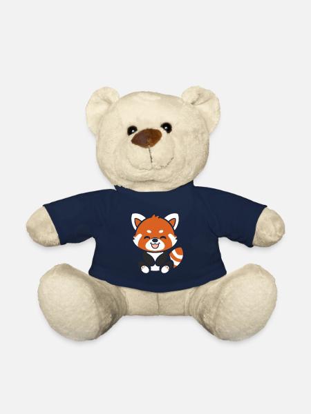 Panda roux - Nounours - bleu marine