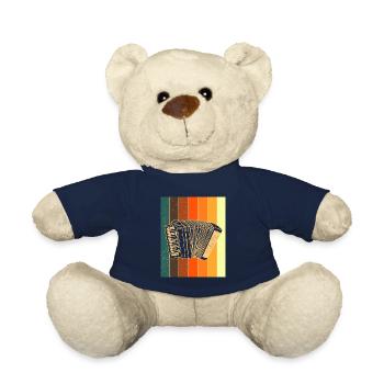 accordion - Teddy Bear - french navy - Front