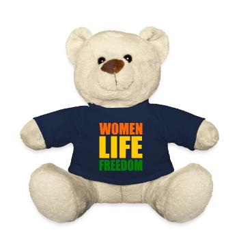 Women life freedom iran - Nounours - bleu marine - Devant