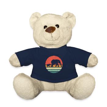 Elefant Tier Elefanten Zoo - Teddy - French Navy - Vorne