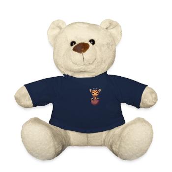 Giraffe, Animal, Africa, Giraffes - Teddy Bear - french navy - Front