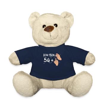 Geburtstagsgeschenk 55 Jahre Geburtstagskind - Teddy - French Navy - Vorne