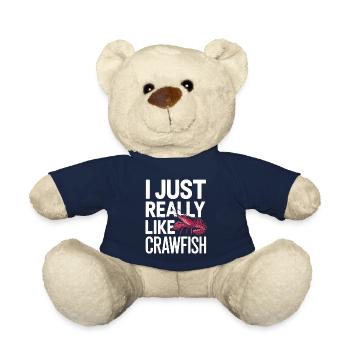 Lobsters, crabs, shrimps, seafood - Teddy Bear - french navy - Front