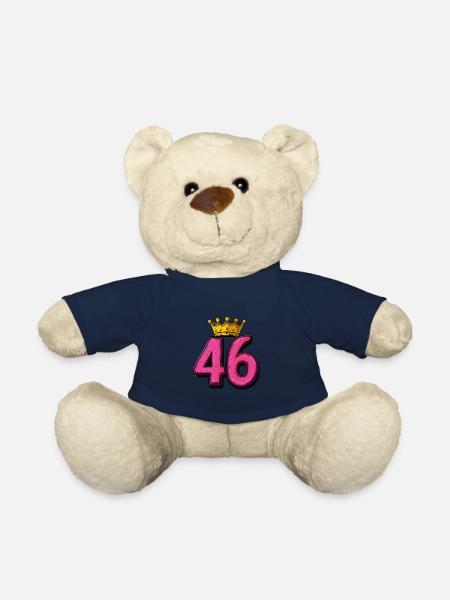 46 Numéro Jersey Couronne - Nounours - bleu marine