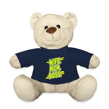 Fête des Mères - Nounours - bleu marine - Devant