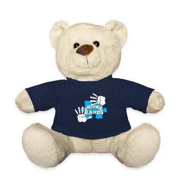 Helping hands - Teddy Bear - french navy - Front