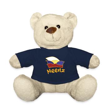 Meenz, Mainz mit Narrenkappe, Helau Fastnacht - Teddy - French Navy - Vorne