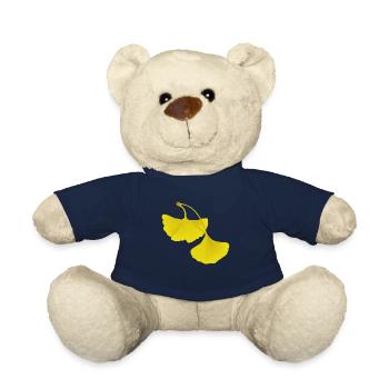 Feuilles de ginko - Nounours - bleu marine - Devant