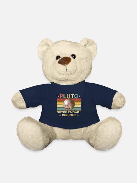 Never Forget Pluto 1930-2006 Vintage Retro - Teddy - French Navy