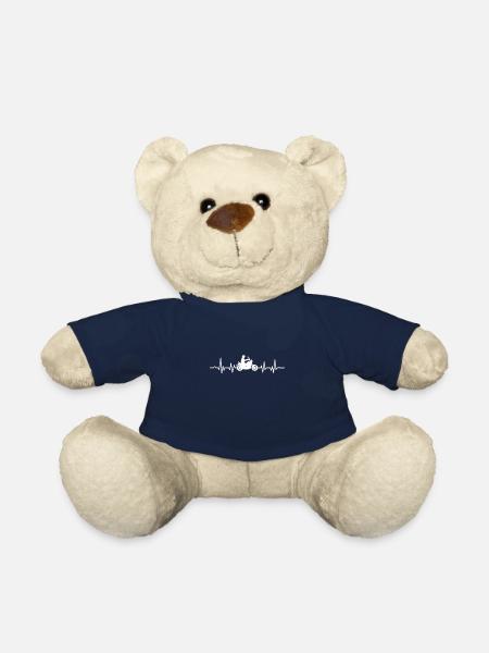 Herzschlag Motorrad - Teddy - French Navy